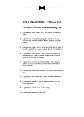 The fundamental Things Apply