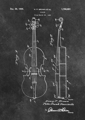 1930 Brown et al Violin patent