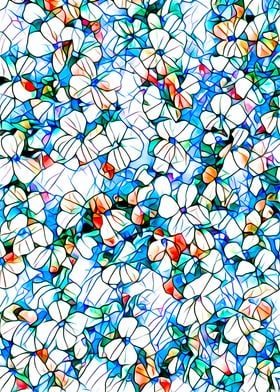 Stained glass 7 - flowers