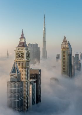 Dubai Above the clouds 