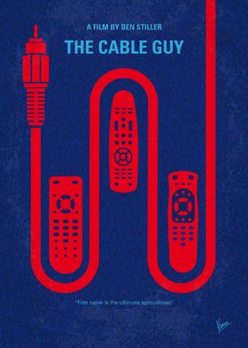 No948 My The Cable Guy minimal movie poster