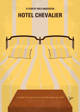 No943 My Hotel Chevalier minimal movie poster