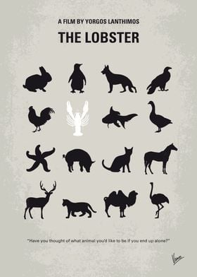 No939 My The lobster minimal movie poster