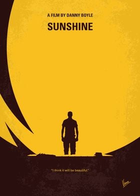 No947 My Sunshine minimal movie poster