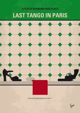 No941 My Last Tango in Paris minimal movie poster