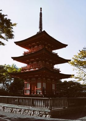 Stupa at kiomizu-dera Kyoto Japan