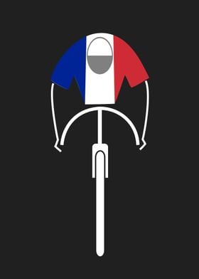 Vintage cyclist, France 1