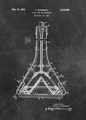 1943 Schiebold X-Ray tube and apparatus