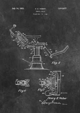 1928 Weber Dental chair