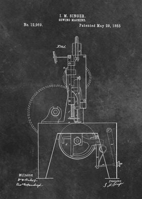 1855 Singer Sewing Machine