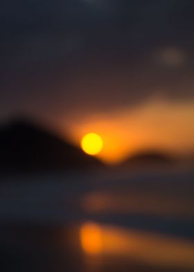 Sunrise blurred