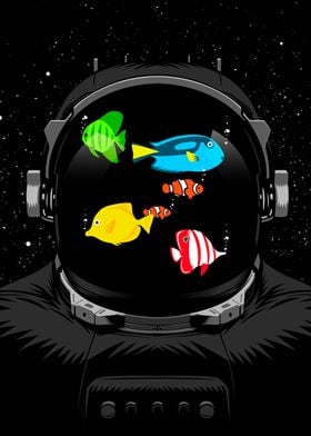 Astronaut tropical fish