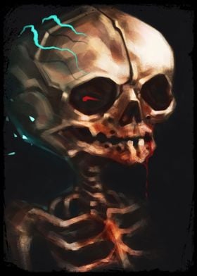 Dark Baby Skull