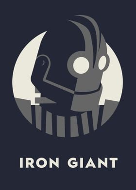 Simple design from the great film "The Iron Giant"