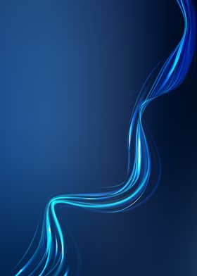 blue background Abstract Light Lines