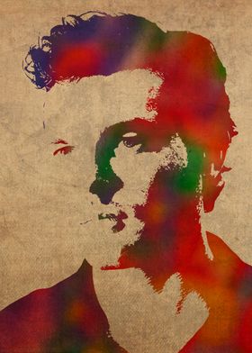 Alden Ehrenreich Watercolor Portrait