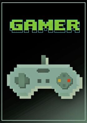 Green Pixel Gamer No. 1