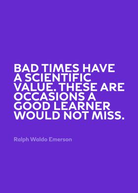 Inspirational Quote by Emerson Series 024