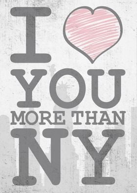 I Love You more than new york