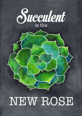 Succulent is the NEW ROSE