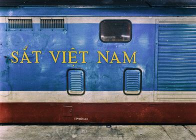 Train in Hanoi station -