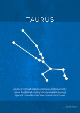 Taurus The Constellations Minimalist Series 15