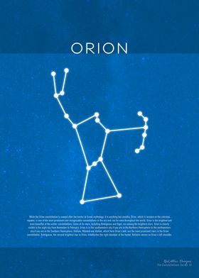 Orion The Constellations Minimalist Series 10