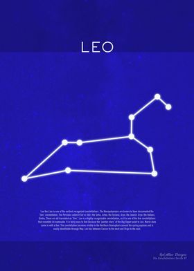 Leo The Constellations Minimalist Series 07