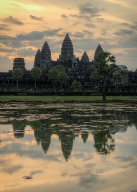 Angkor Wat Reflected in Po