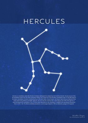 Hercules The Constellations Minimalist Series 23