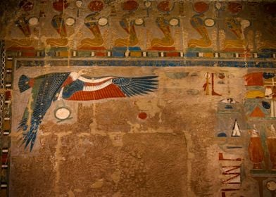 Vibrantly Painted Egyptian Hi