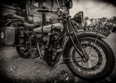 Brough Superior motorbike