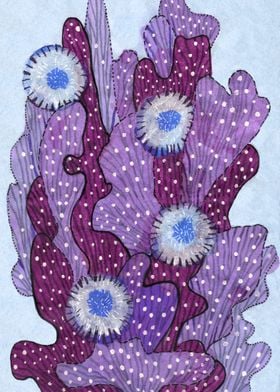 Blooming Cacti ultraviolet