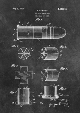 patent art Hodge Rim Fire 