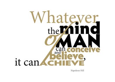 Mind of Man can Achieve