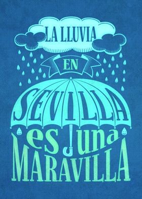 La lluvia en Sevilla