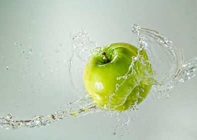 green apple splash