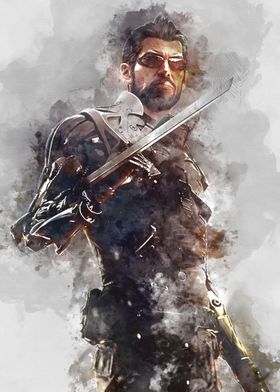 Deux Ex / Watercolor