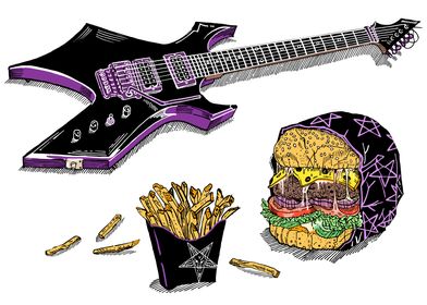 Fast food & Heavy metal.