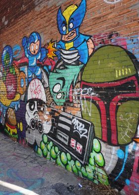Graffiti Kansas Alley
