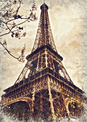 Oil_Eiffel Tower