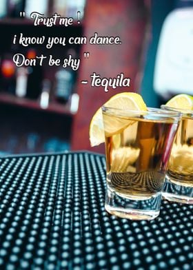 Funny tequila poster