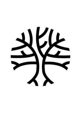 Circular Tree (Black Version)