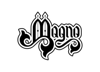 Magno Lettering Medieval (Black Version)