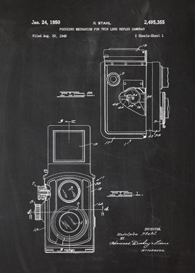 1946 Focusing Mechanism for Twin Lens Reflex Cam