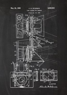 1957 View Finders For Cameras - Patent Drawing