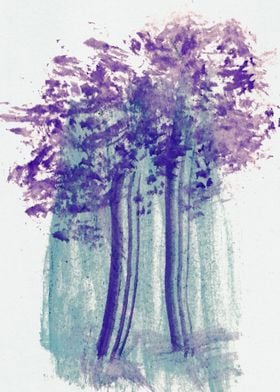 Forest Watercolor Painting