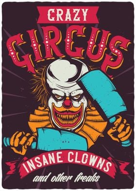 Crazy Circus Insane Clowns 