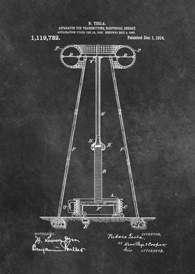 patent art Tesla Apparatus