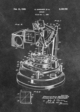 patent art Gardner Sextant